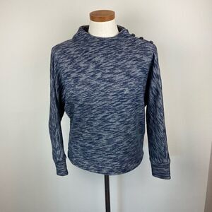 Point Sur Button-Sleeve Knit Sweater